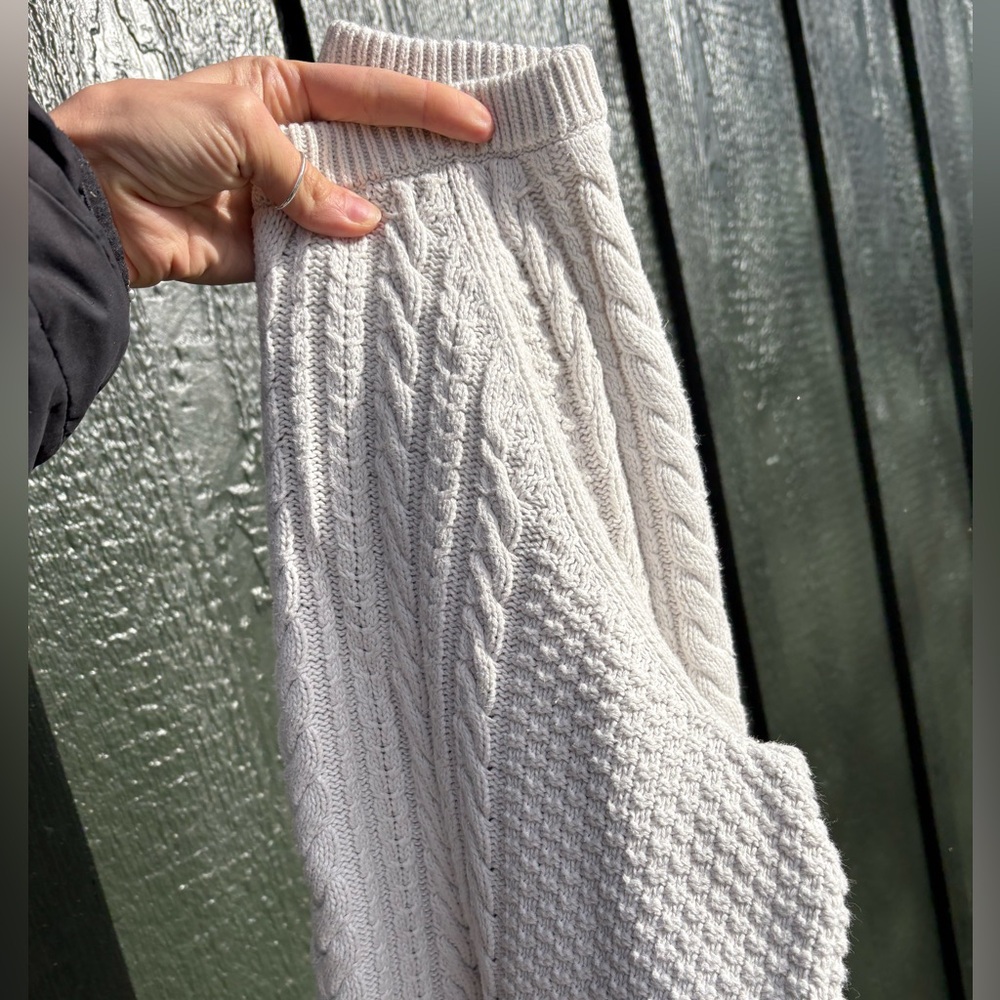 Thick, Warm Cable Knit Sweater - image 3